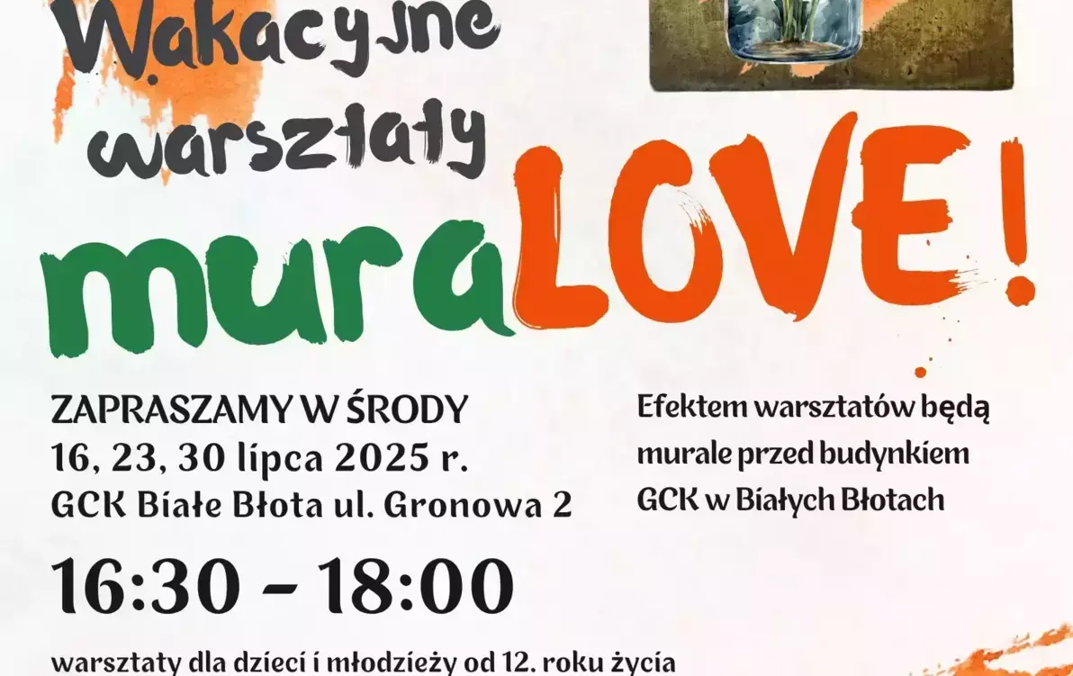 Zdjęcie do Wakacyjne Warsztaty muraLOVE!