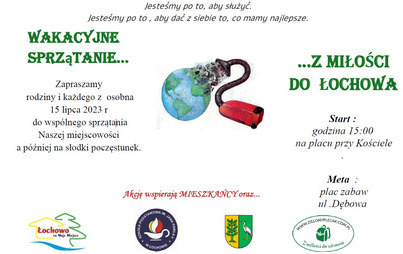 Zdjęcie do Akcja sprzątania Łochowa