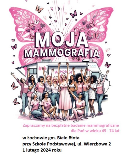Bezpłatne badania mammograficzne w Łochowie