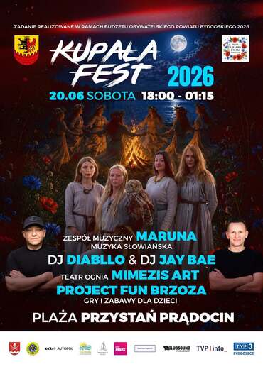 20 czerwca 2026 r. &ndash; &bdquo;Kupała Fest 2026&rdquo;, Prądocin, Gmina Nowa Wieś Wielka