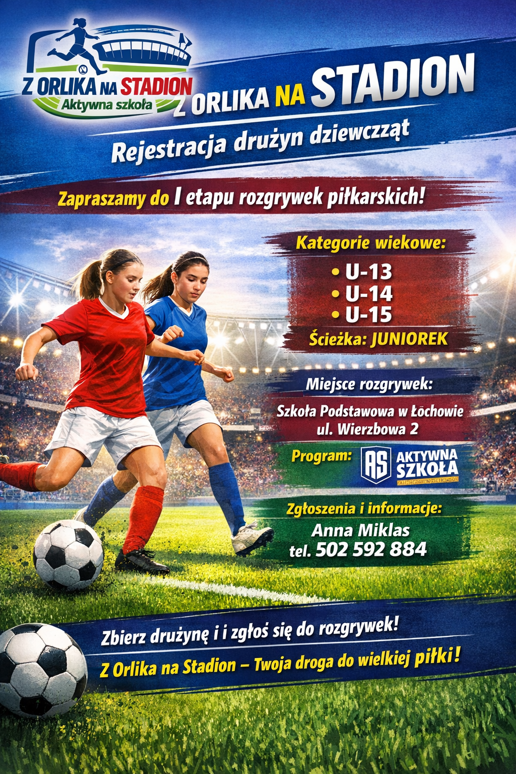 z orlika na&nbsp;stadion