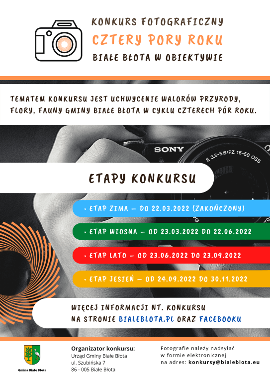 Plakat konkursu fotograficznego