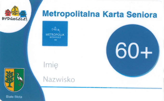 Baner metropolitalnej karty seniora 60 plus