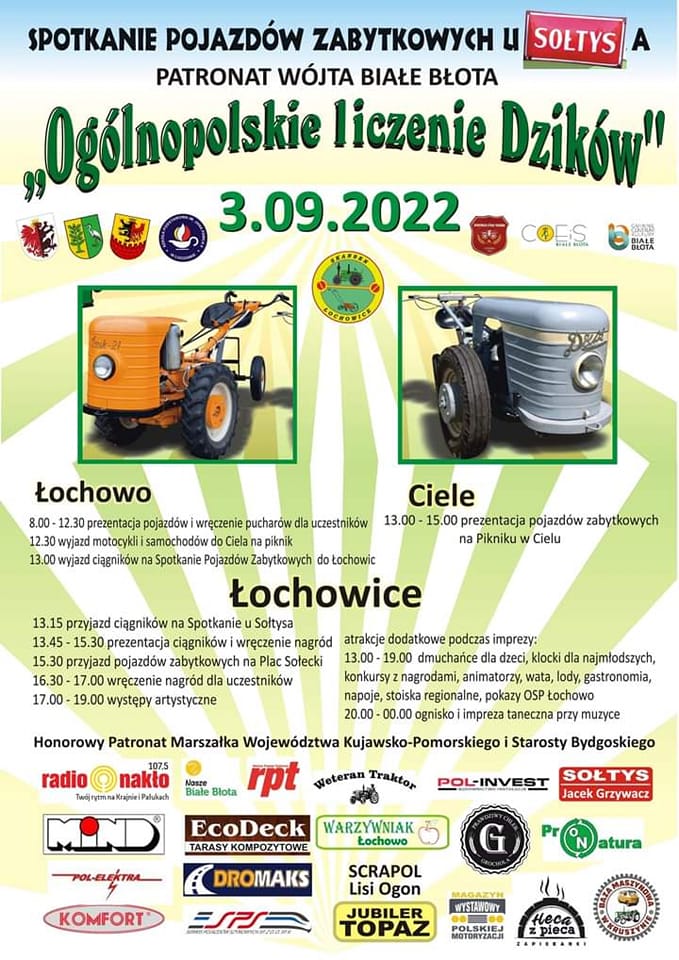 Plakat Liczenie Dzików