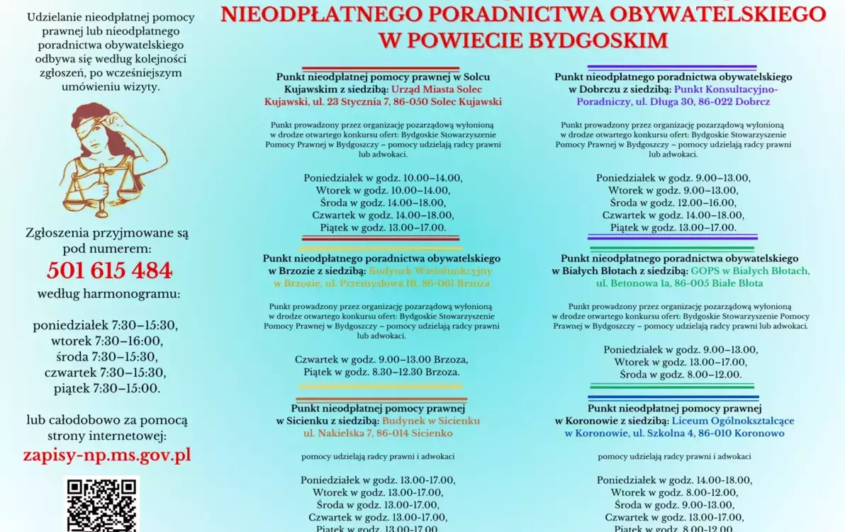 Zdjęcie do Nieodpłatna pomoc prawna dla mieszkańc&oacute;w.