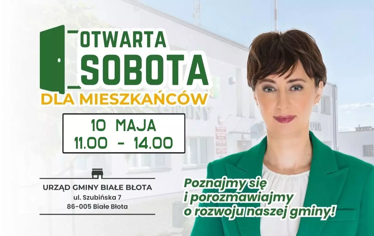 Zdjęcie do Otwarta sobota w Urzędzie dla mieszkańc&oacute;w - 10.05.2025 r. godz. 11.00