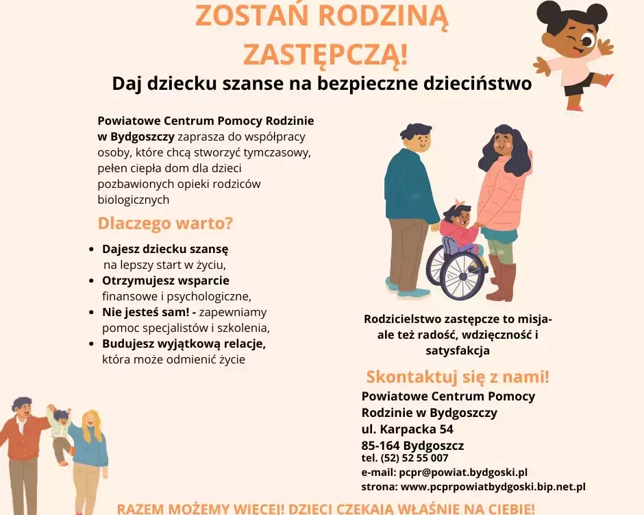 Zdjęcie do Zostań rodziną zastępczą - podaruj dziecku bezpieczny dom!