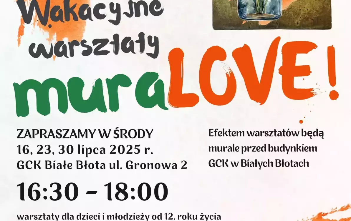 Zdjęcie do Wakacyjne Warsztaty muraLOVE!