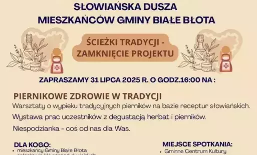 Zdjęcie do  Piernikowe zdrowie w tradycji!