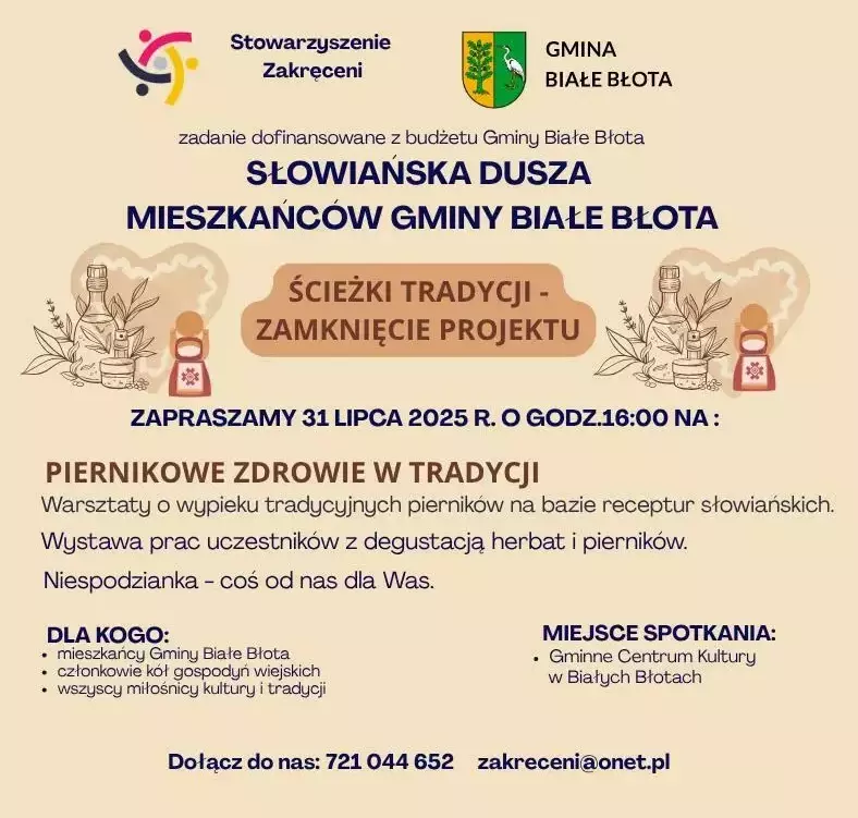 Zdjęcie do  Piernikowe zdrowie w tradycji!