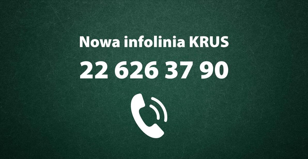 Zdjęcie do Ruszyła nowa infolinia KRUS