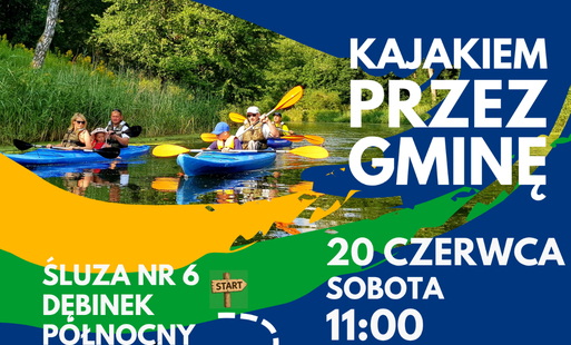 ludzie płynący kajakiem po rzece
