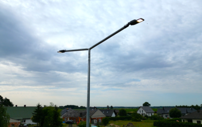 Zdjęcie do 75 nowych lamp w Cielu i Prądkach odebranych