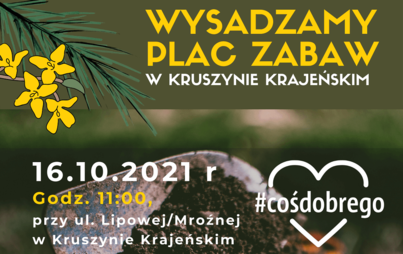 Zdjęcie do Wysadzamy plac zabaw w Kruszynie Krajeńskim