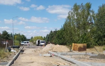 Zdjęcie do Łochowo: ulica Gościnna już w przebudowie