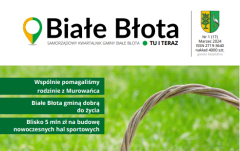 Zdjęcie do Marcowy numer kwartalnika "Tu i Teraz Białe Błota" dostępny dla mieszkańc&oacute;w