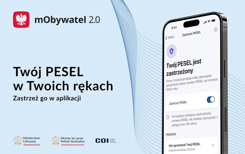 Zdjęcie do Zastrzeż PESEL. Nowe przepisy od 1 czerwca br.