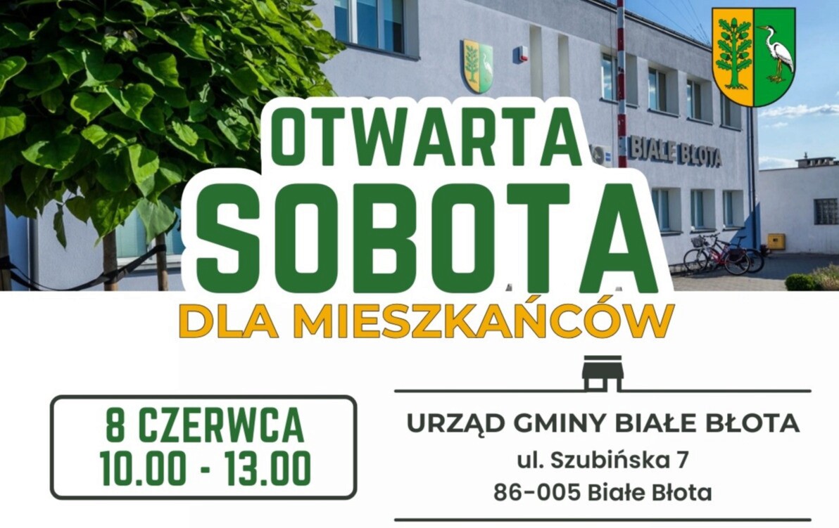 Zdjęcie do Otwarta sobota w urzędzie dla mieszkańc&oacute;w - 8.06.2024 r. godz. 10.00