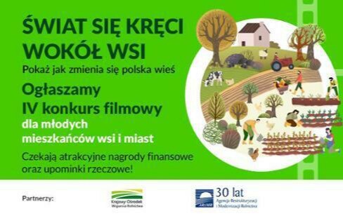 Zdjęcie do IV Og&oacute;lnopolski konkurs filmowy &bdquo;Świat się kręci wok&oacute;ł wsi&rdquo; - 2024 r.