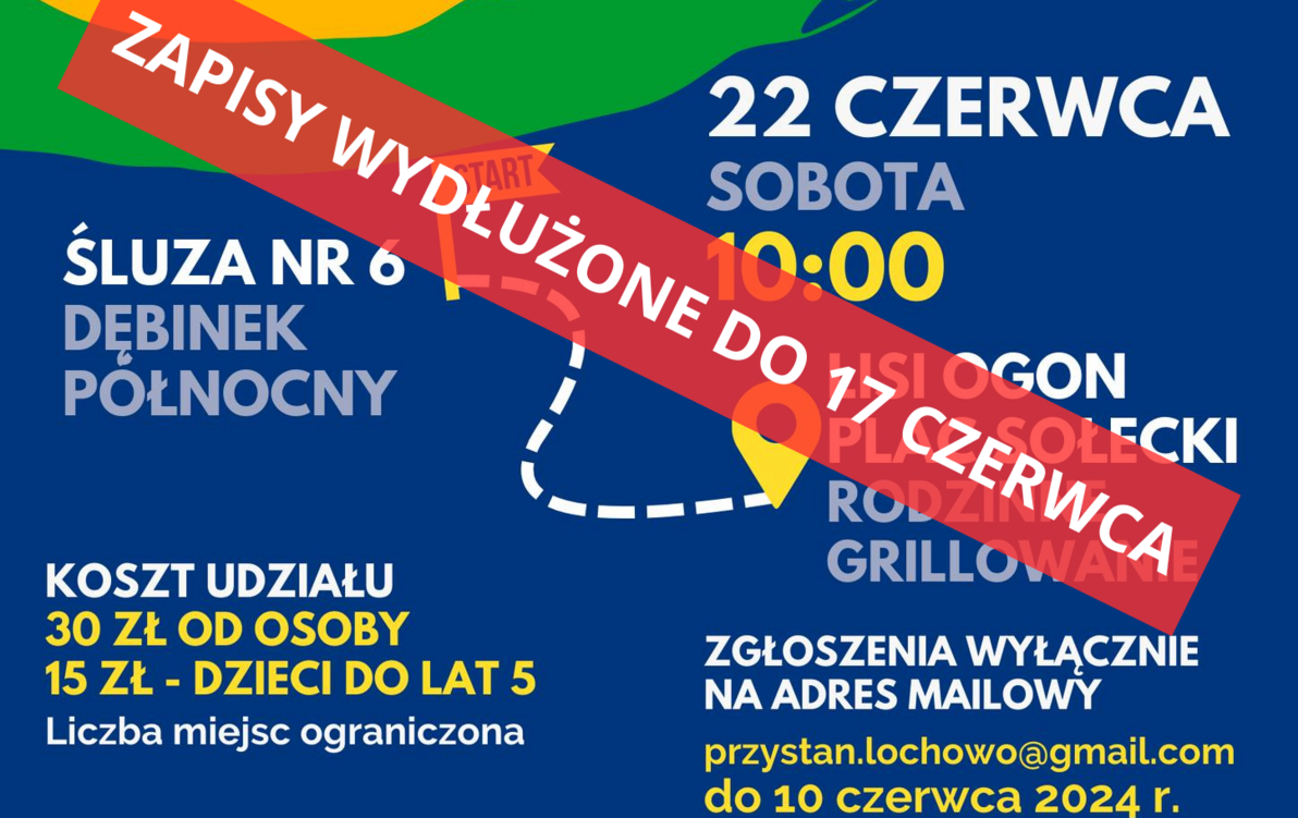 Zdjęcie do &bdquo;Kajakiem przez gminę&rdquo; - zapisy wydłużone do 17 czerwca
