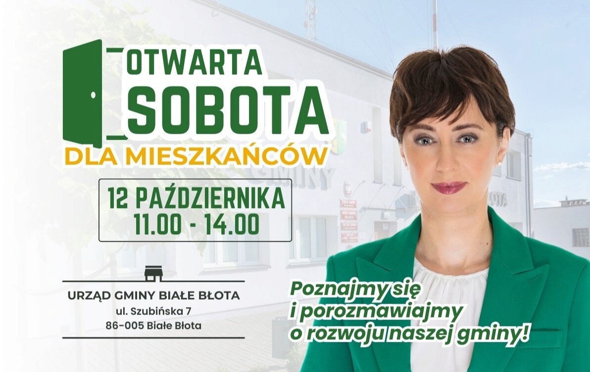 Zdjęcie do Otwarta sobota w urzędzie dla mieszkańc&oacute;w - 12.10.2024 r. godz. 11.00 - 14.00