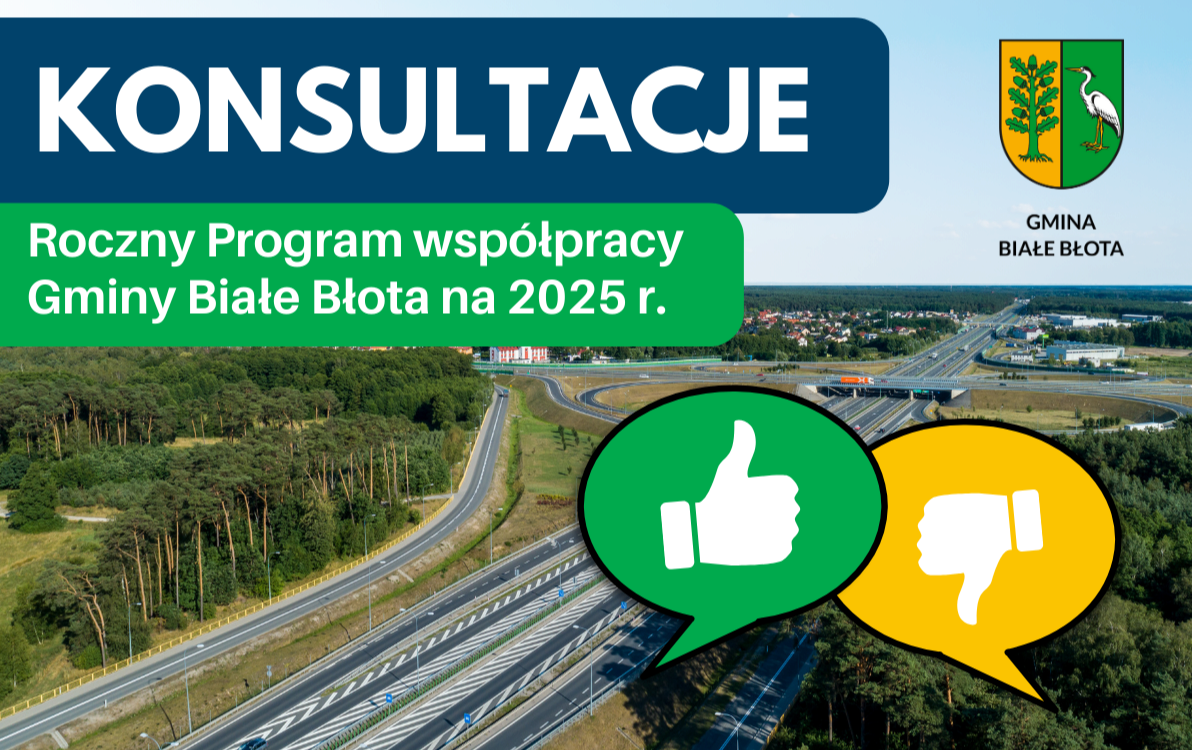 Zdjęcie do NGO - Konsultacje dot. Rocznego Programu wsp&oacute;łpracy Gminy Białe Błota na 2025 r.
