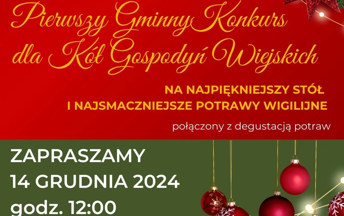 Zdjęcie do Konkurs dla K&oacute;ł Gospodyń WIejskich!