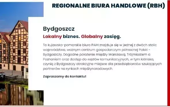 Zdjęcie do  PAIH w Bydgoszczy oferuje bezpłatne wsparcie dla firm z regionu